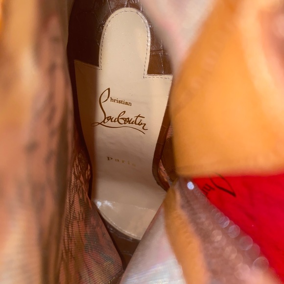 Christian Louboutin Miss Tennis 100 Calf Multi color size 41 - Picture 7 of 7